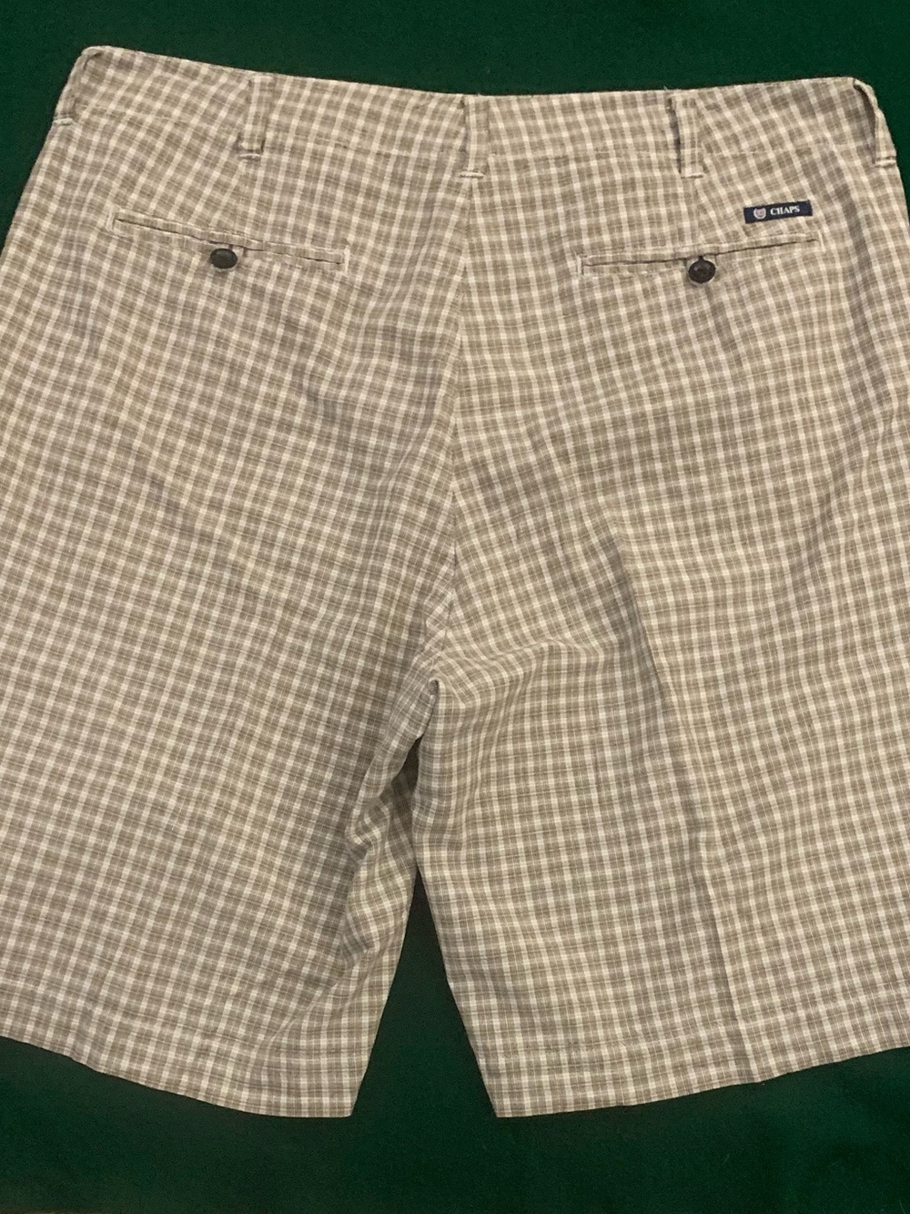 CHAPS All Cotton Plaid Shorts